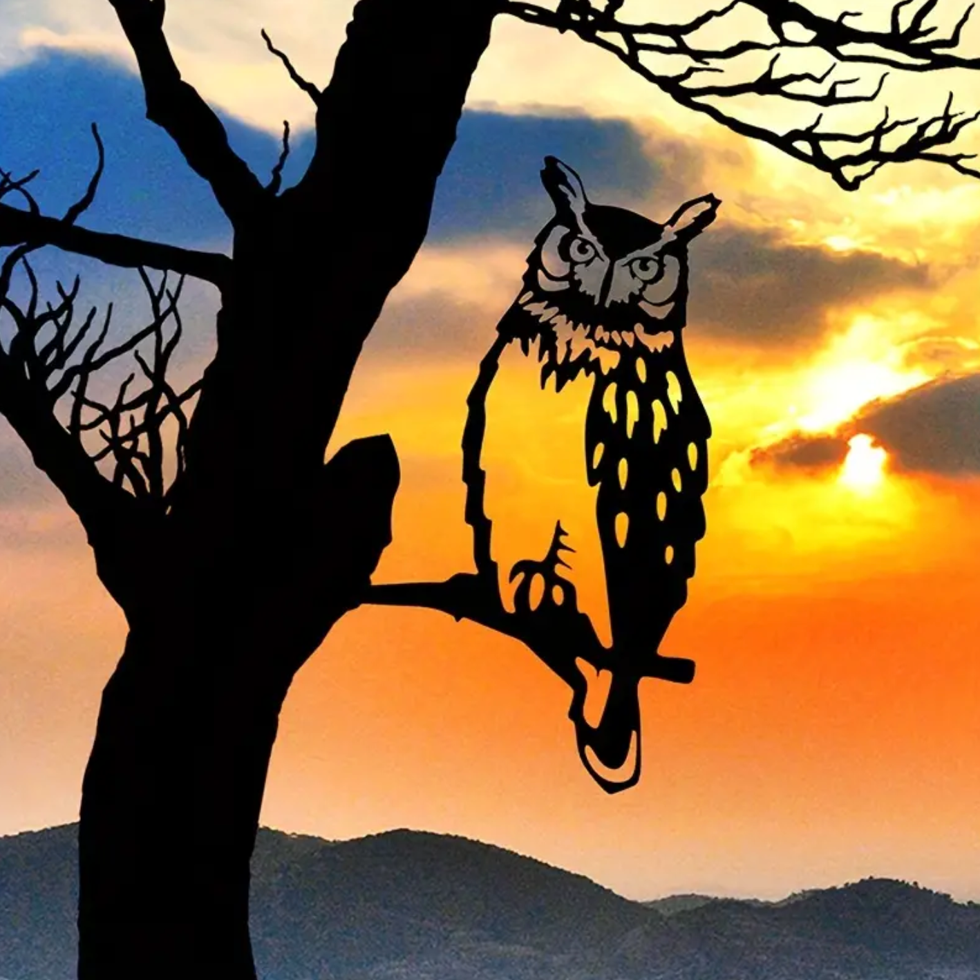 Metal Art - Owl