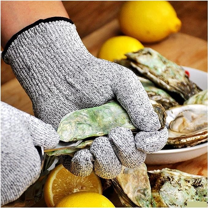 Cut Resistant Gloves - Black/Grey